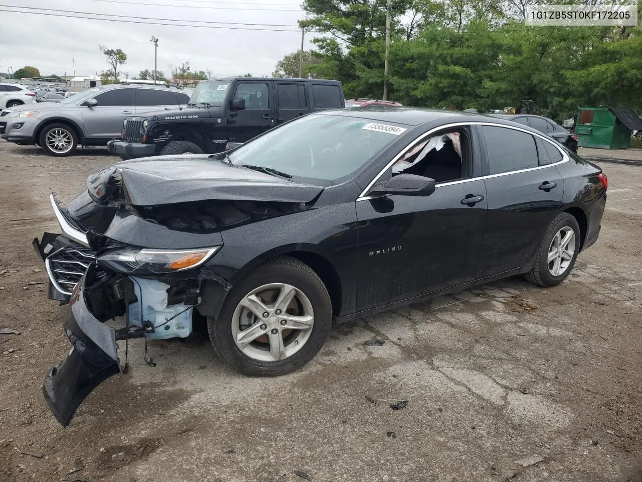 2019 Chevrolet Malibu Ls VIN: 1G1ZB5ST0KF172205 Lot: 73355394