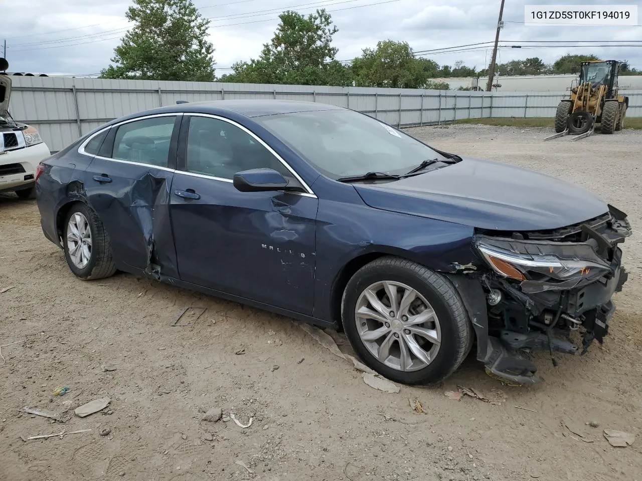 2019 Chevrolet Malibu Lt VIN: 1G1ZD5ST0KF194019 Lot: 73609144