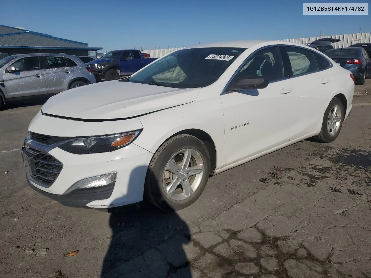 2019 Chevrolet Malibu Ls VIN: 1G1ZB5ST4KF174782 Lot: 73614004