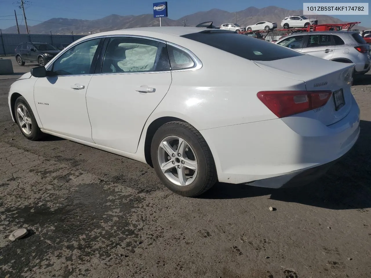 2019 Chevrolet Malibu Ls VIN: 1G1ZB5ST4KF174782 Lot: 73614004