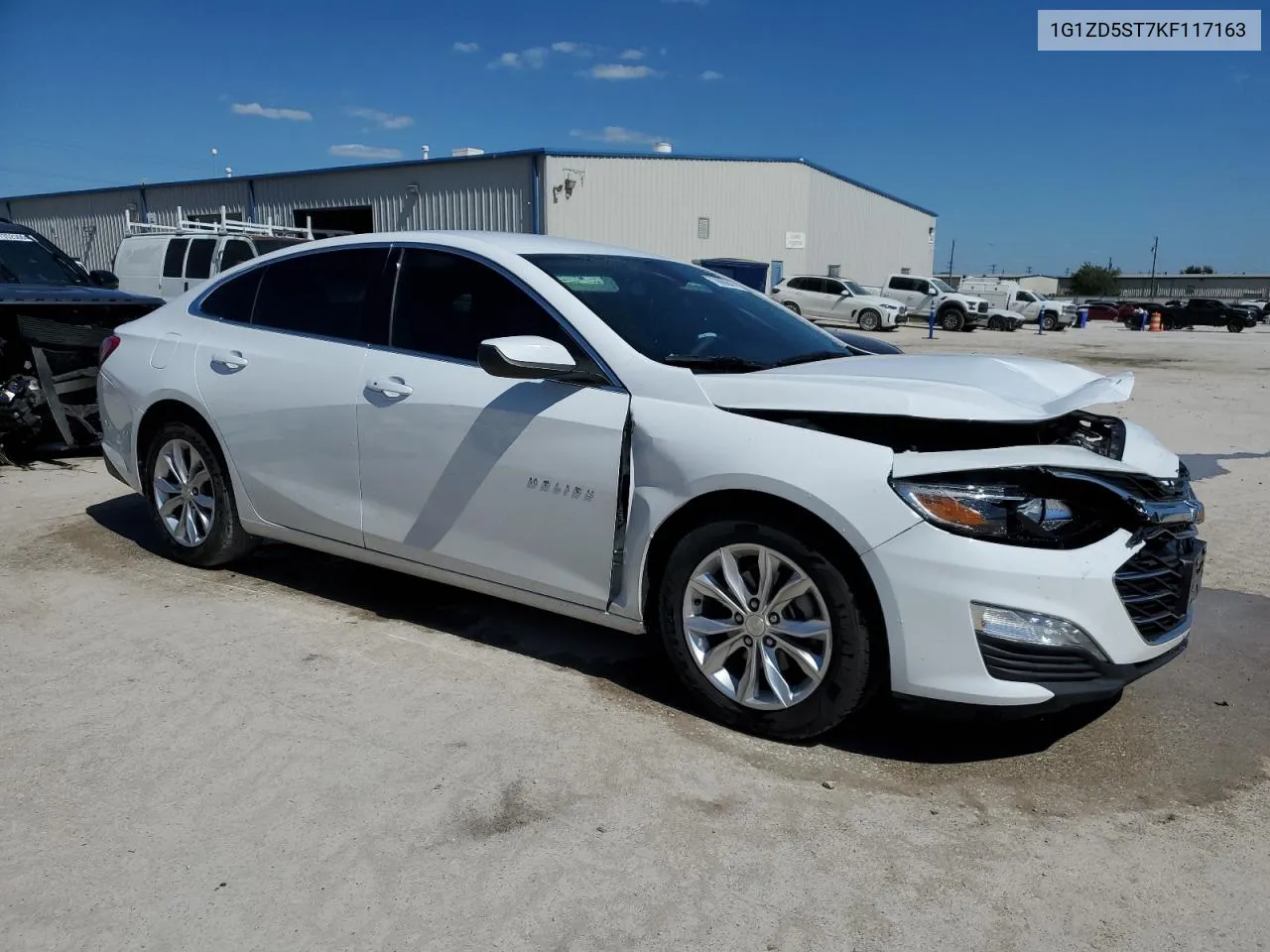 2019 Chevrolet Malibu Lt VIN: 1G1ZD5ST7KF117163 Lot: 73666844