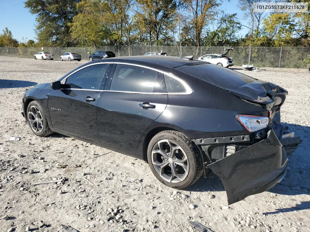 2019 Chevrolet Malibu Rs VIN: 1G1ZG5ST3KF211628 Lot: 73982894