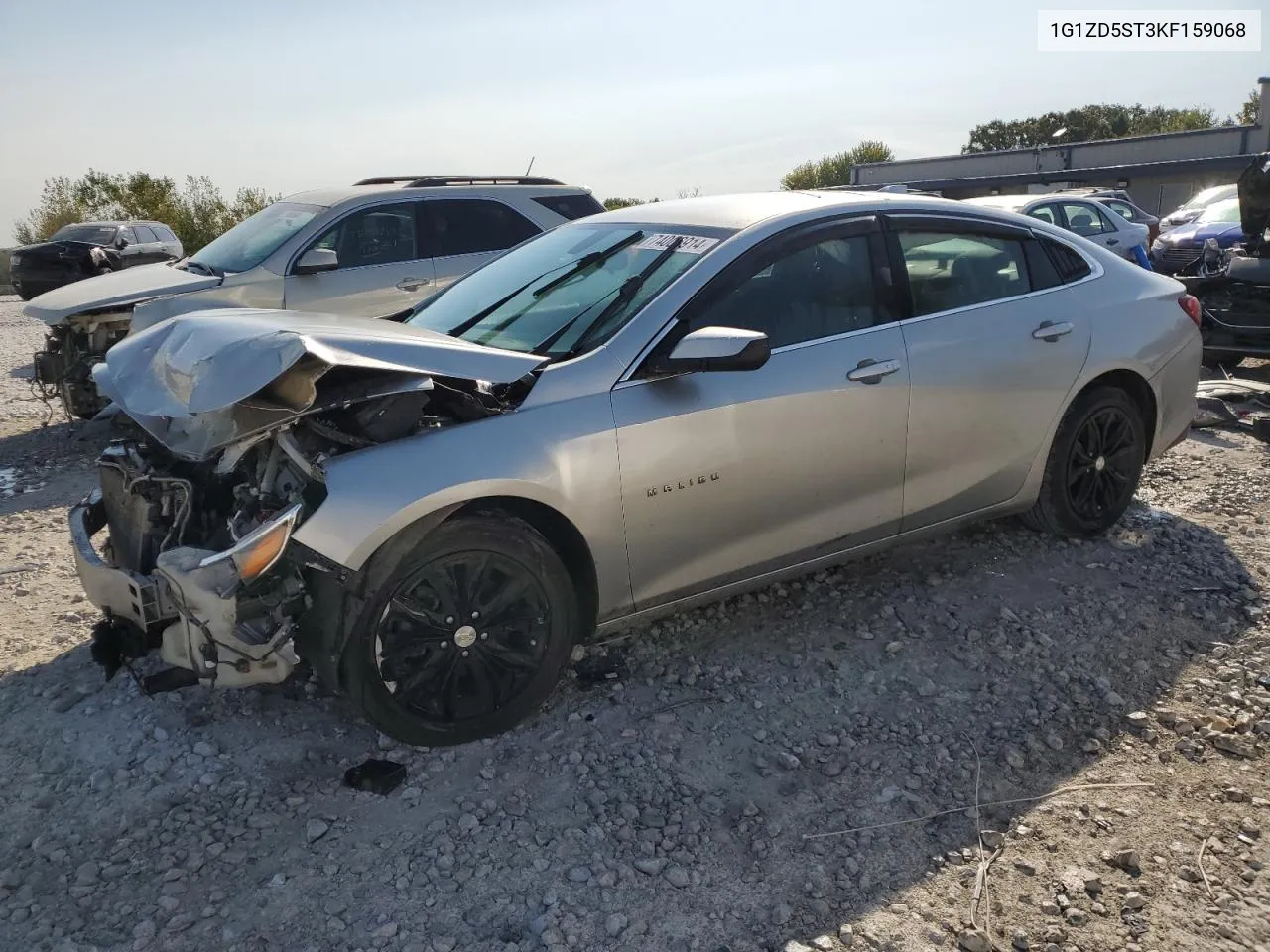 2019 Chevrolet Malibu Lt VIN: 1G1ZD5ST3KF159068 Lot: 74006914