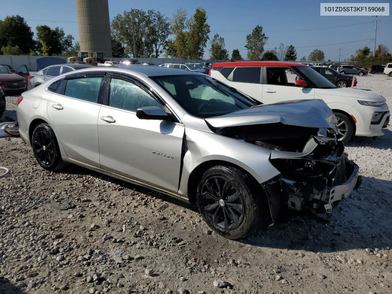 2019 Chevrolet Malibu Lt VIN: 1G1ZD5ST3KF159068 Lot: 74006914