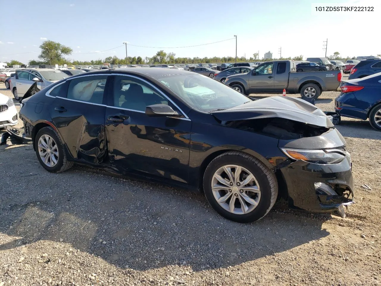 2019 Chevrolet Malibu Lt VIN: 1G1ZD5ST3KF222122 Lot: 74119934