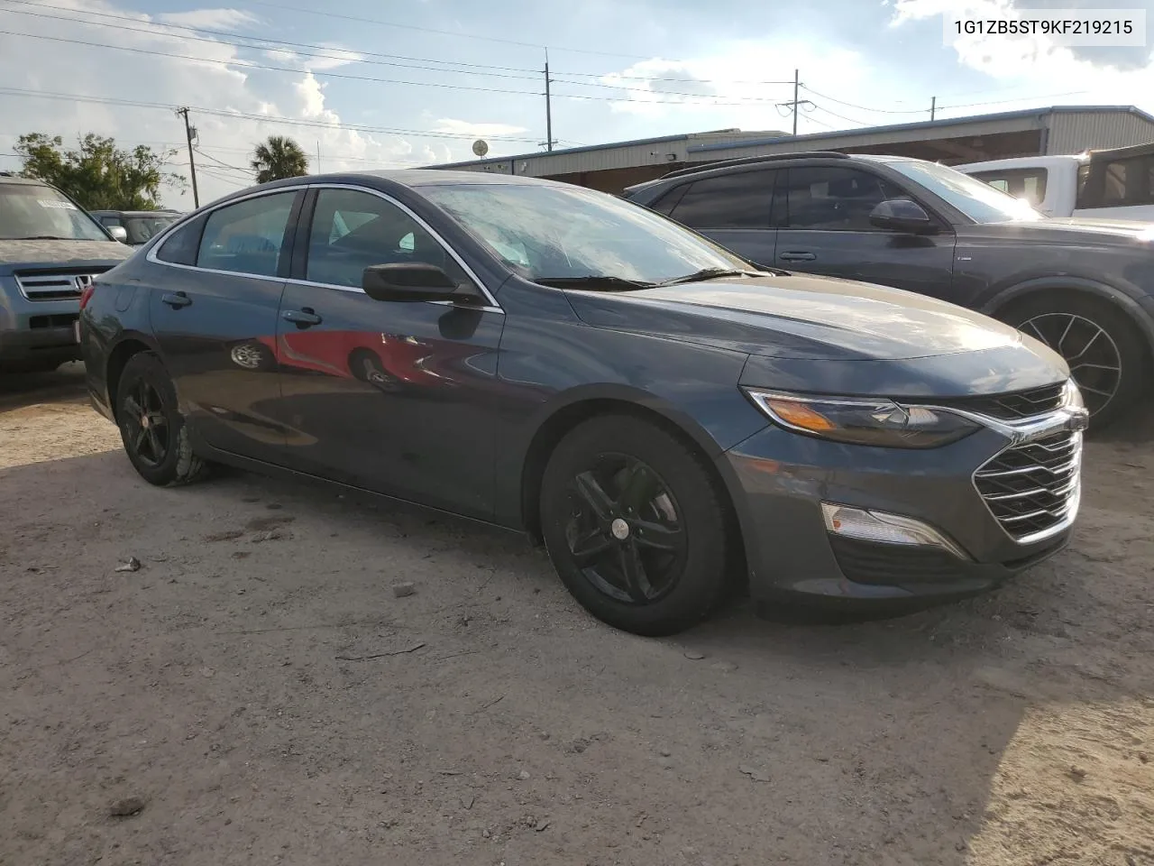 2019 Chevrolet Malibu Ls VIN: 1G1ZB5ST9KF219215 Lot: 74152454