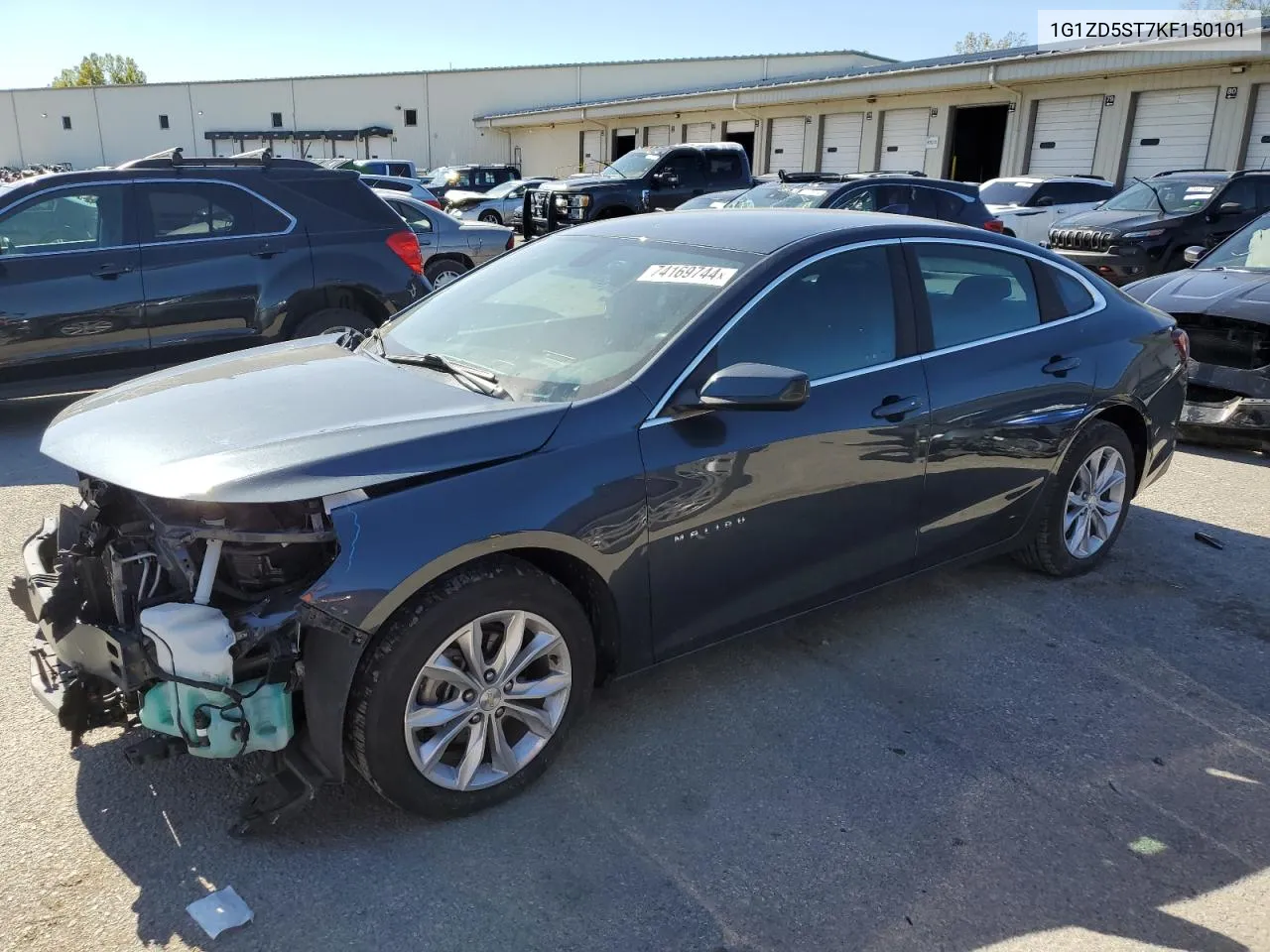 2019 Chevrolet Malibu Lt VIN: 1G1ZD5ST7KF150101 Lot: 74169744