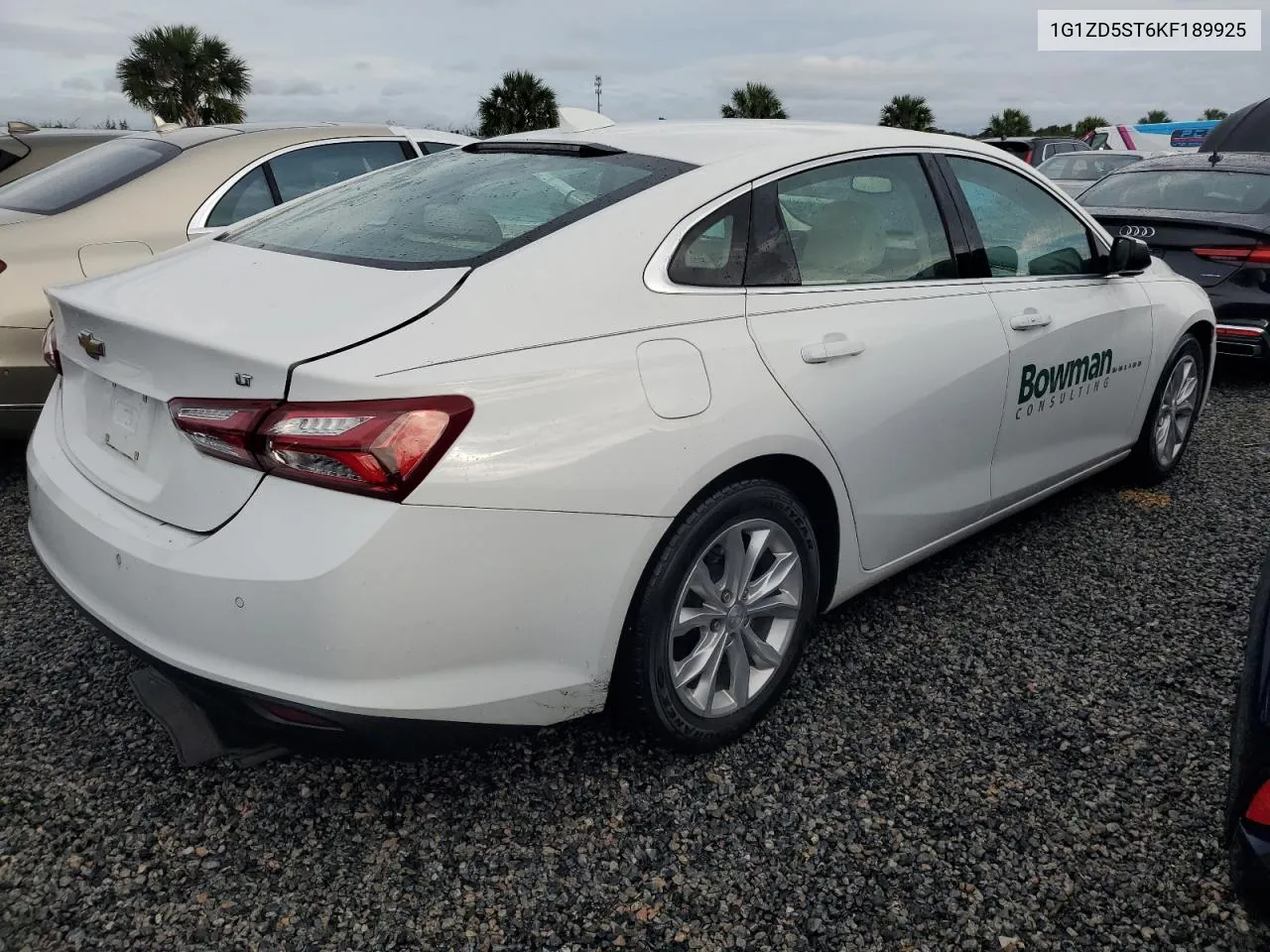 2019 Chevrolet Malibu Lt VIN: 1G1ZD5ST6KF189925 Lot: 74246254