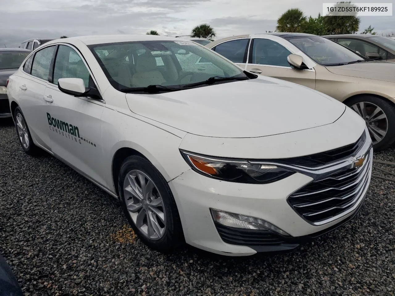 2019 Chevrolet Malibu Lt VIN: 1G1ZD5ST6KF189925 Lot: 74246254