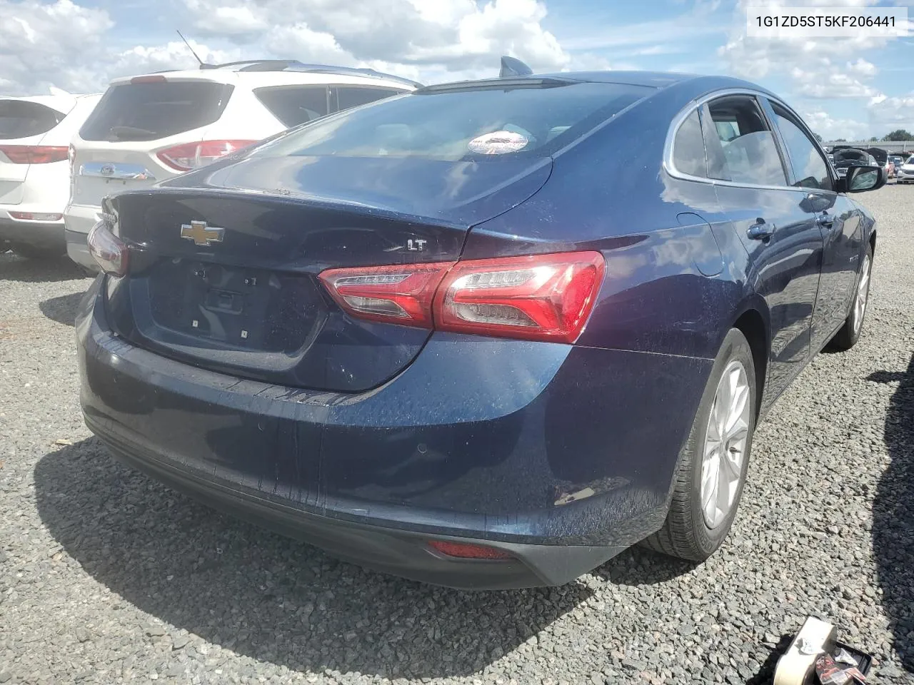 2019 Chevrolet Malibu Lt VIN: 1G1ZD5ST5KF206441 Lot: 74263414