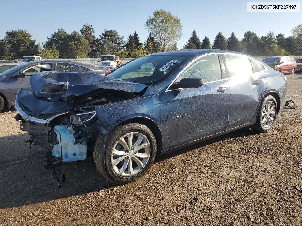 2019 Chevrolet Malibu Lt VIN: 1G1ZD5ST5KF227497 Lot: 74330554