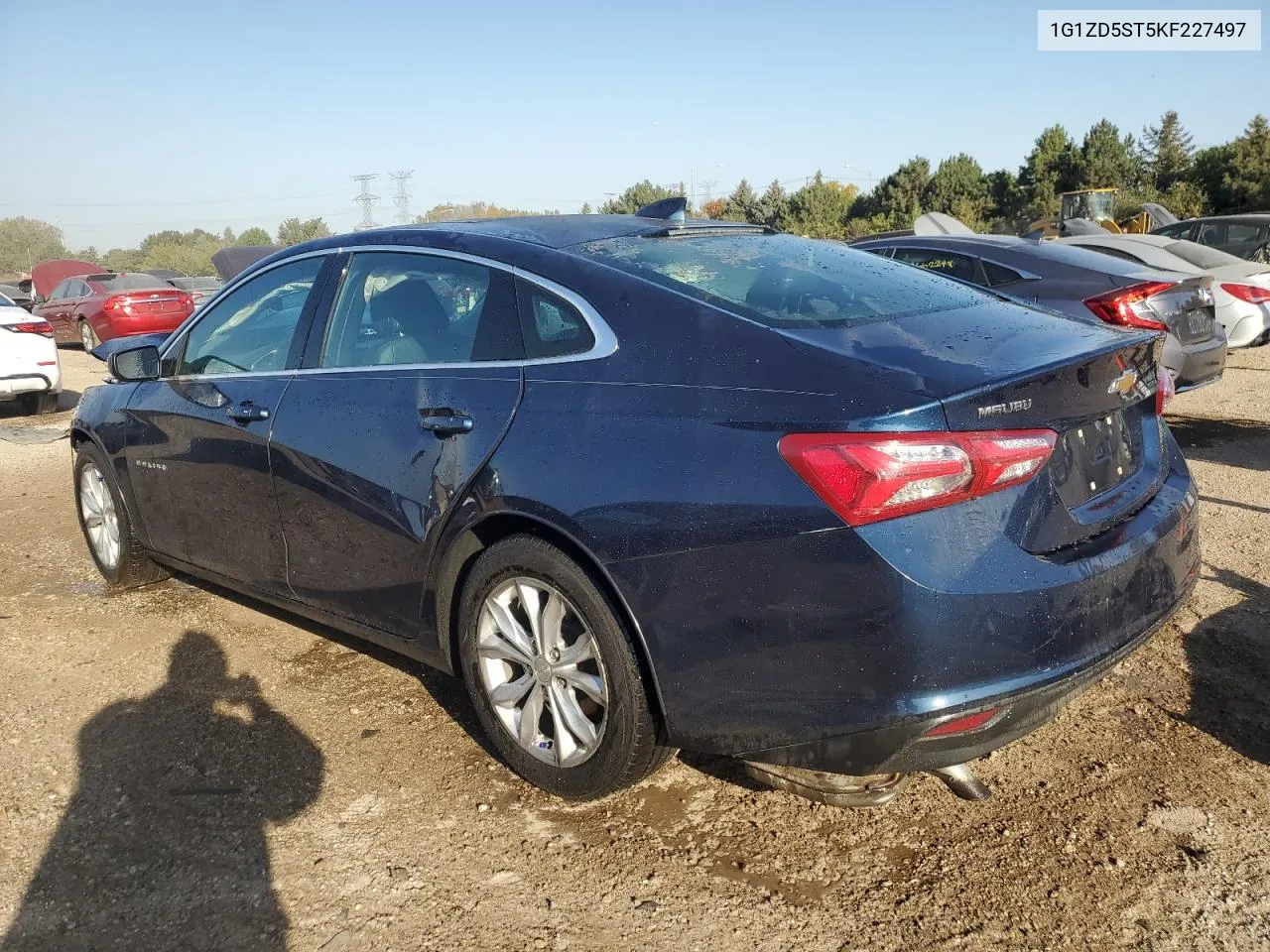 2019 Chevrolet Malibu Lt VIN: 1G1ZD5ST5KF227497 Lot: 74330554