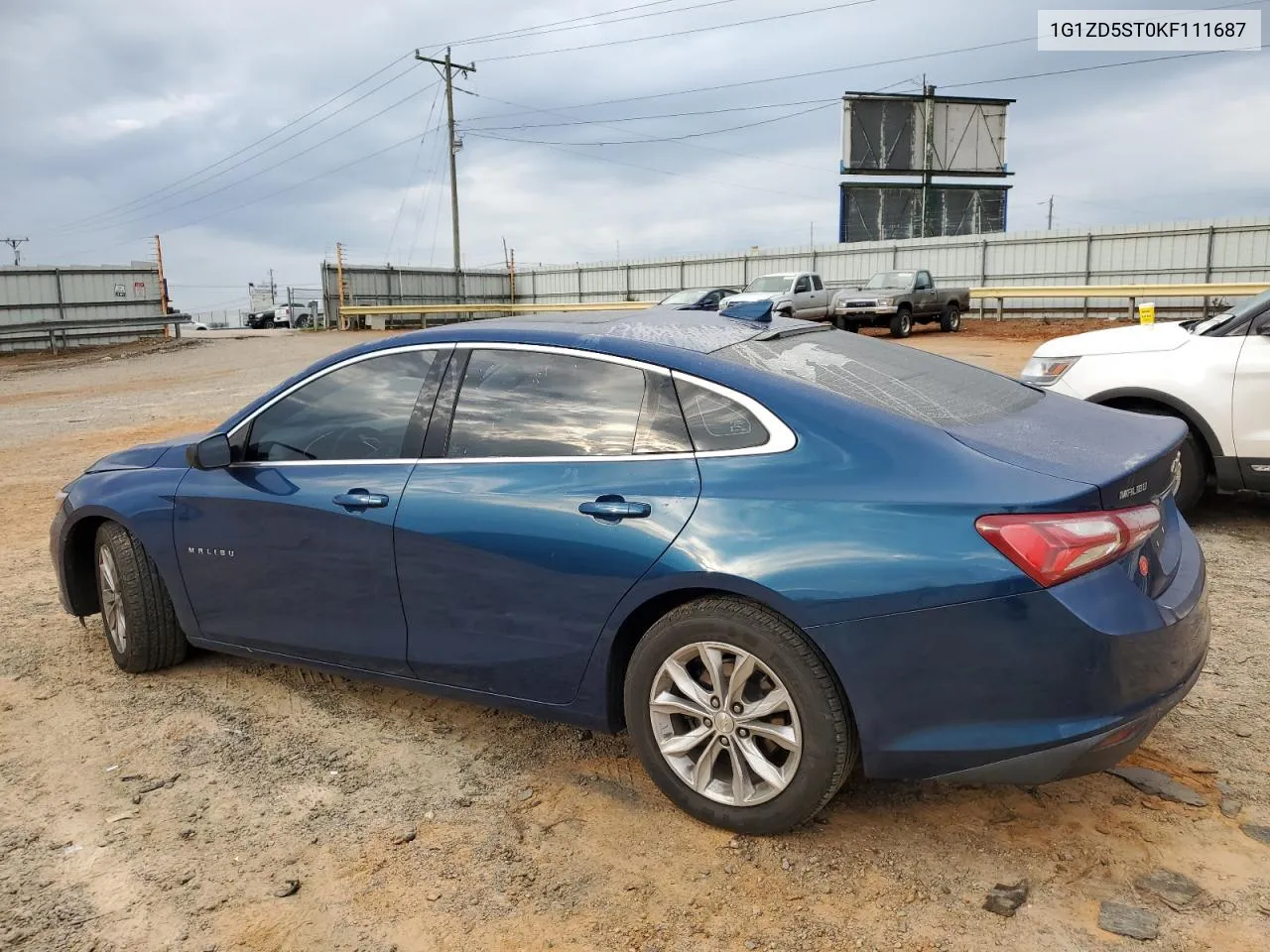 2019 Chevrolet Malibu Lt VIN: 1G1ZD5ST0KF111687 Lot: 74466684