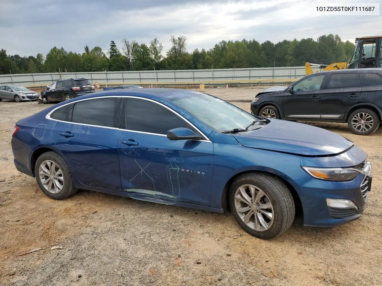 2019 Chevrolet Malibu Lt VIN: 1G1ZD5ST0KF111687 Lot: 74466684