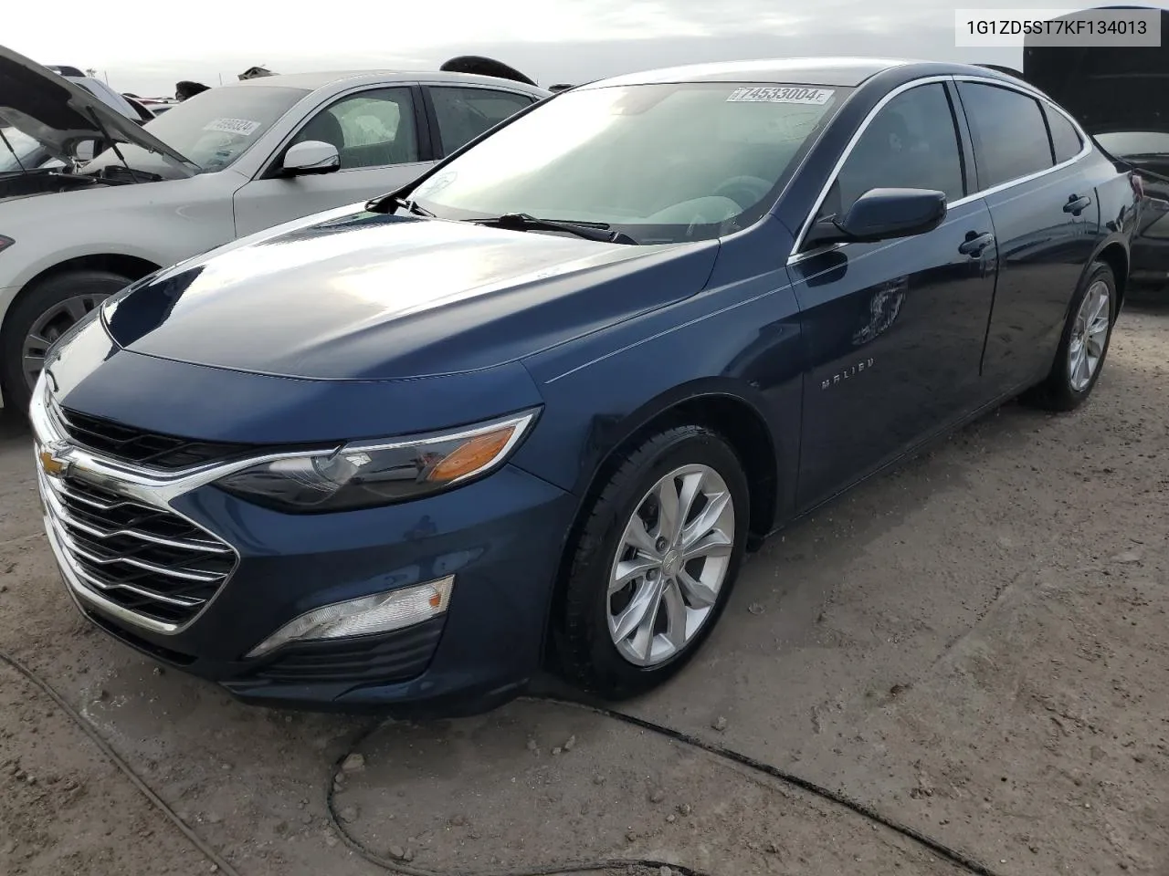 2019 Chevrolet Malibu Lt VIN: 1G1ZD5ST7KF134013 Lot: 74533004