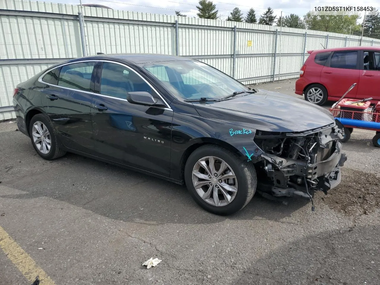 2019 Chevrolet Malibu Lt VIN: 1G1ZD5ST1KF158453 Lot: 74534304