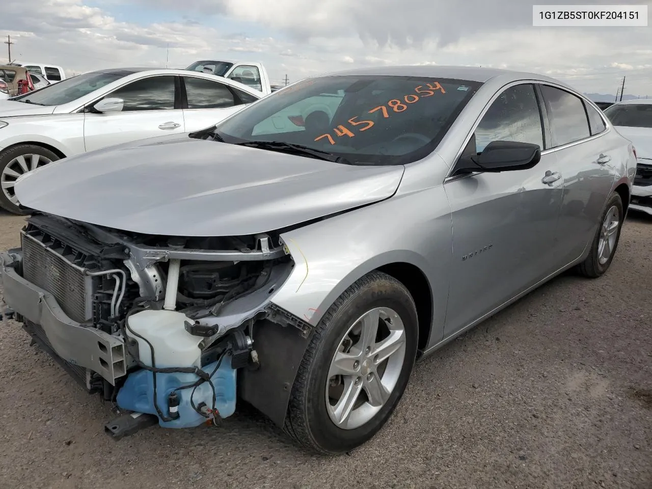 2019 Chevrolet Malibu Ls VIN: 1G1ZB5ST0KF204151 Lot: 74578054