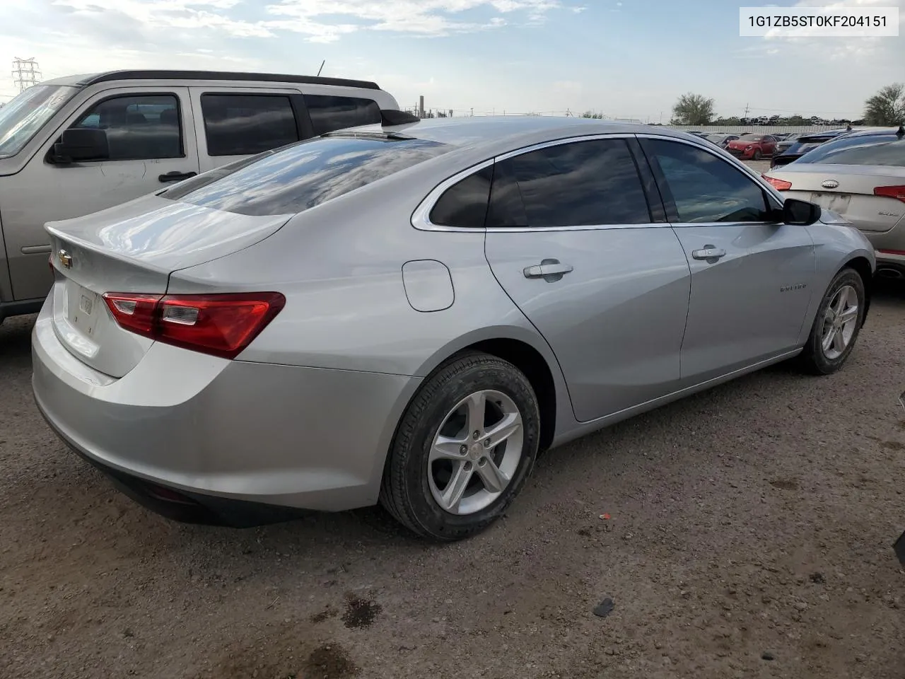 2019 Chevrolet Malibu Ls VIN: 1G1ZB5ST0KF204151 Lot: 74578054