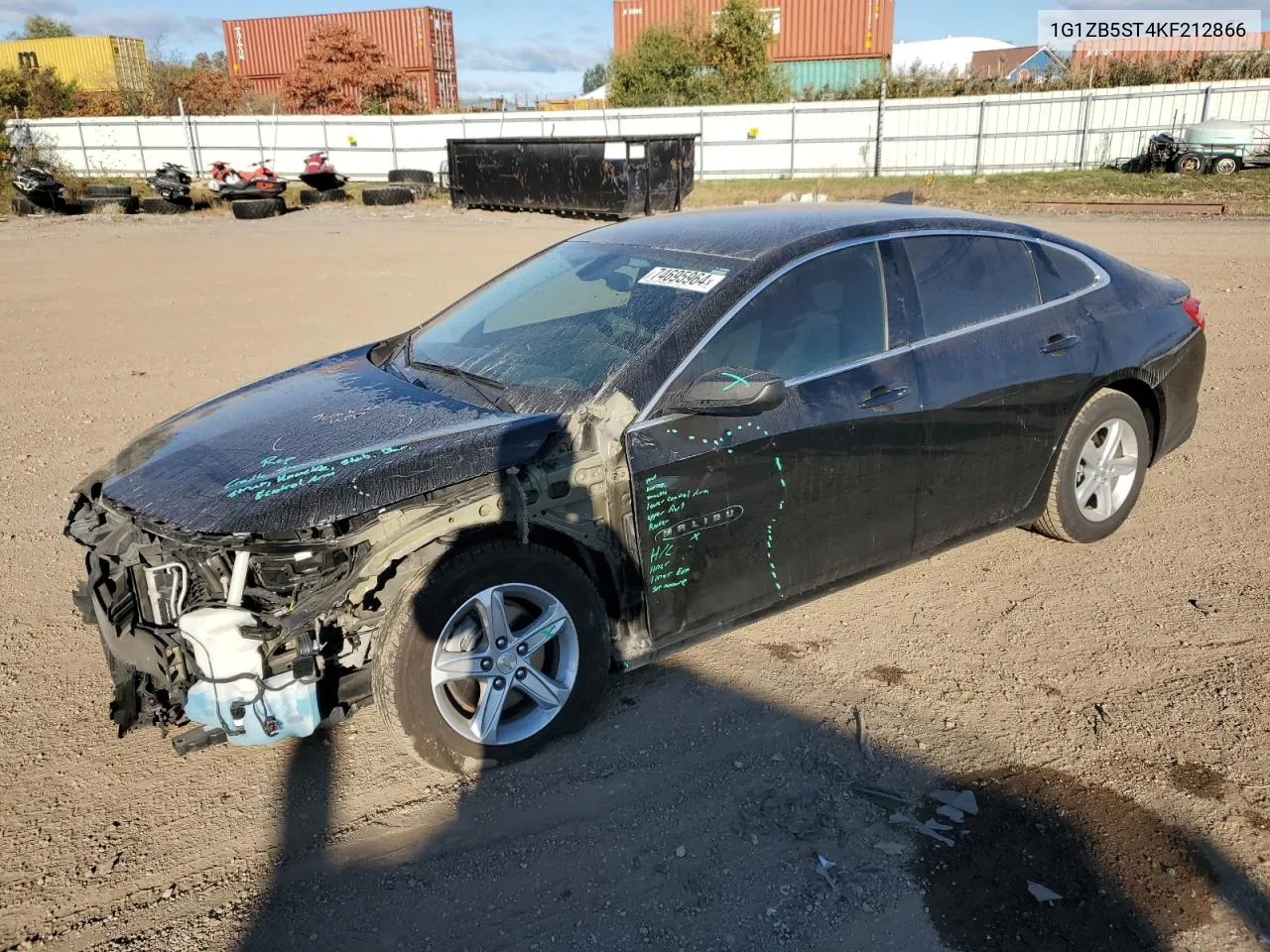 2019 Chevrolet Malibu Ls VIN: 1G1ZB5ST4KF212866 Lot: 74695964