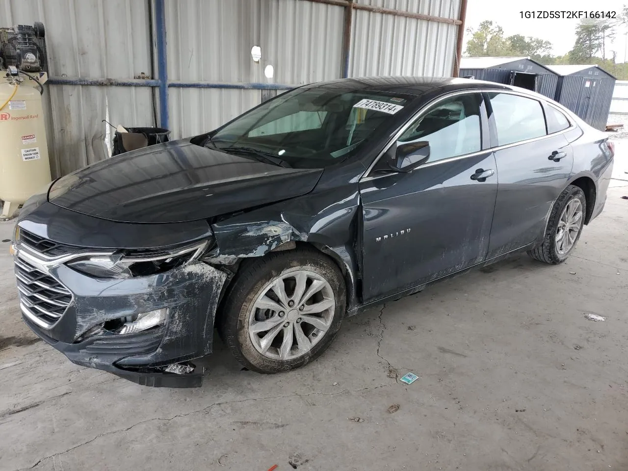 1G1ZD5ST2KF166142 2019 Chevrolet Malibu Lt