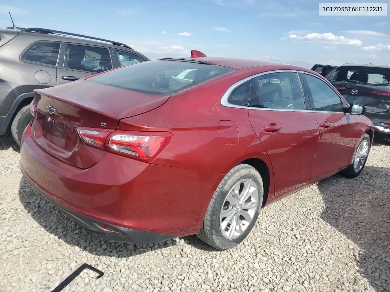 2019 Chevrolet Malibu Lt VIN: 1G1ZD5ST6KF112231 Lot: 74811424