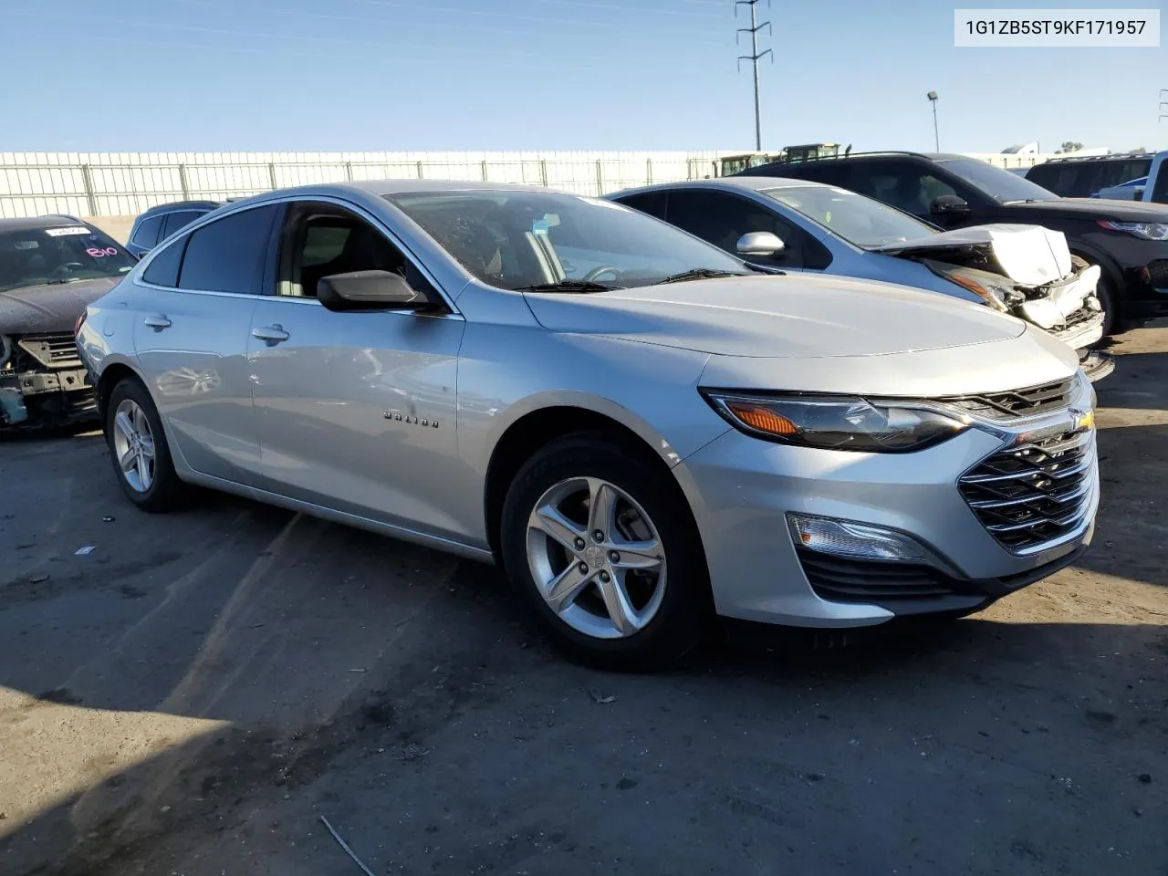 2019 Chevrolet Malibu Ls VIN: 1G1ZB5ST9KF171957 Lot: 74824014