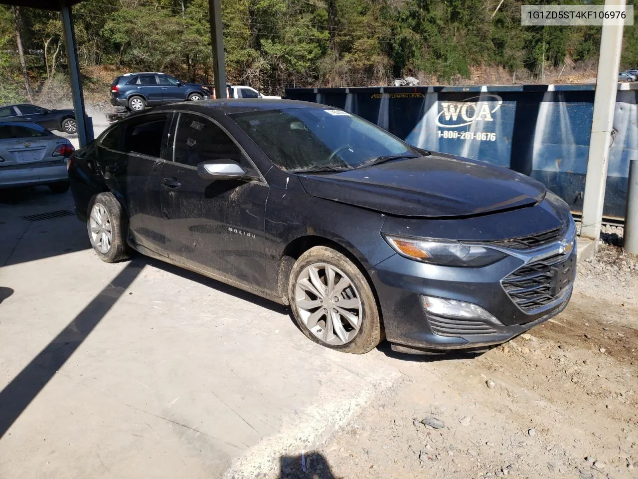 2019 Chevrolet Malibu Lt VIN: 1G1ZD5ST4KF106976 Lot: 74831054