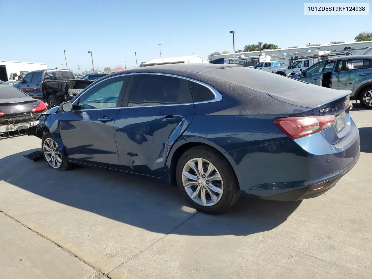 2019 Chevrolet Malibu Lt VIN: 1G1ZD5ST9KF124938 Lot: 74853064