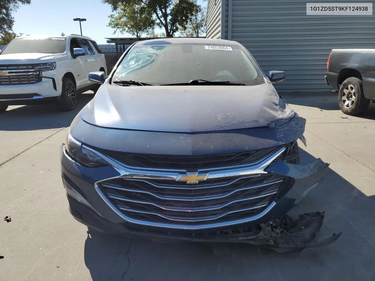 2019 Chevrolet Malibu Lt VIN: 1G1ZD5ST9KF124938 Lot: 74853064