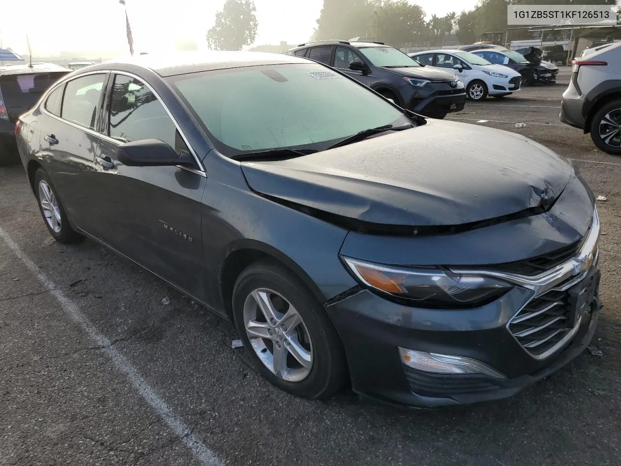 2019 Chevrolet Malibu Ls VIN: 1G1ZB5ST1KF126513 Lot: 75053304