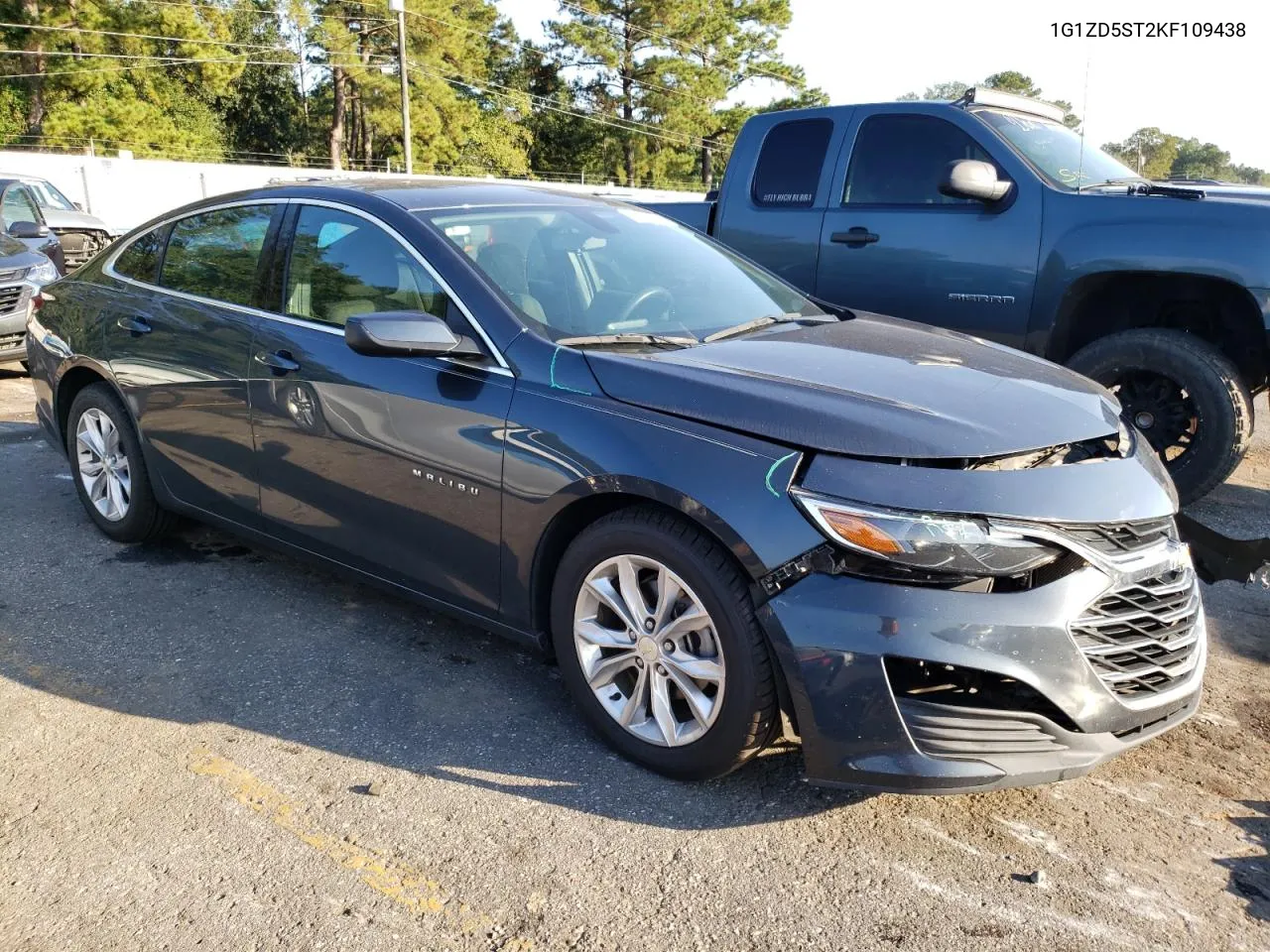 2019 Chevrolet Malibu Lt VIN: 1G1ZD5ST2KF109438 Lot: 75054694