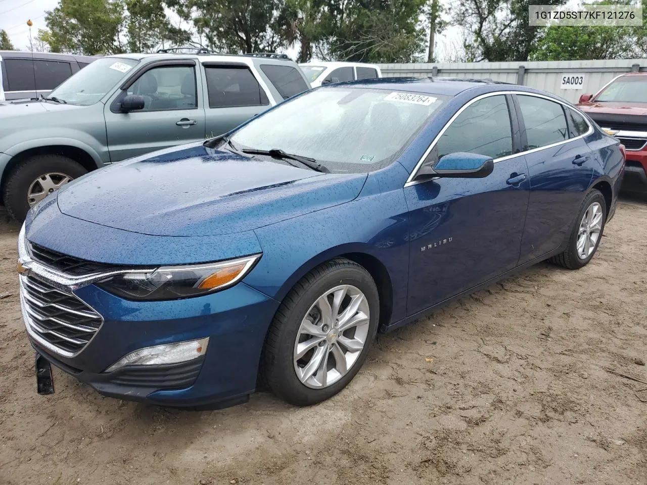 2019 Chevrolet Malibu Lt VIN: 1G1ZD5ST7KF121276 Lot: 75083264