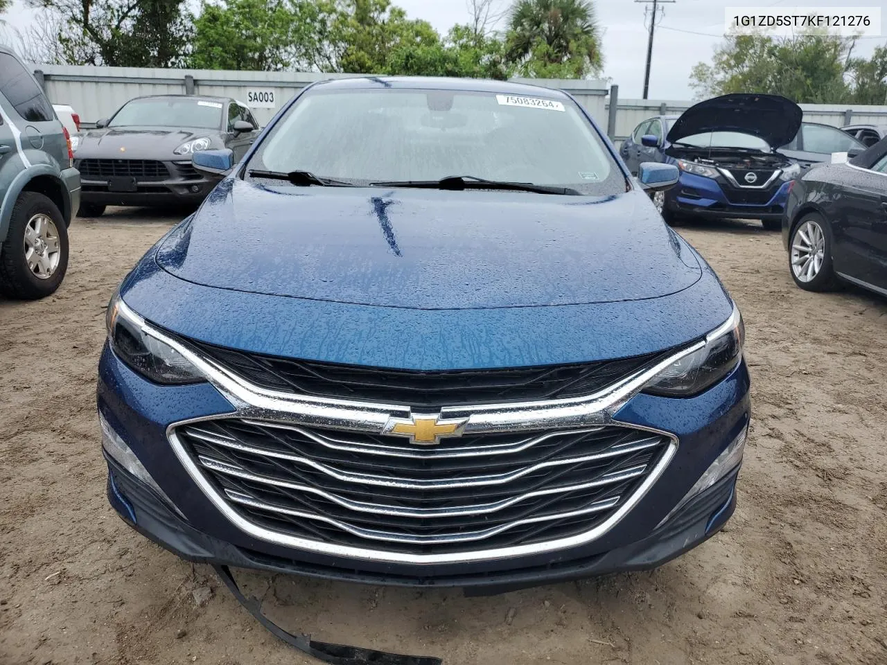 2019 Chevrolet Malibu Lt VIN: 1G1ZD5ST7KF121276 Lot: 75083264