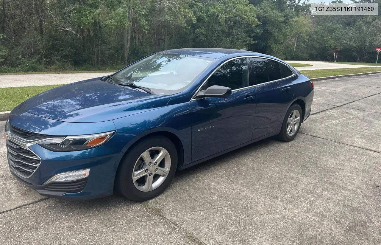 2019 Chevrolet Malibu Ls VIN: 1G1ZB5ST1KF191460 Lot: 75107224