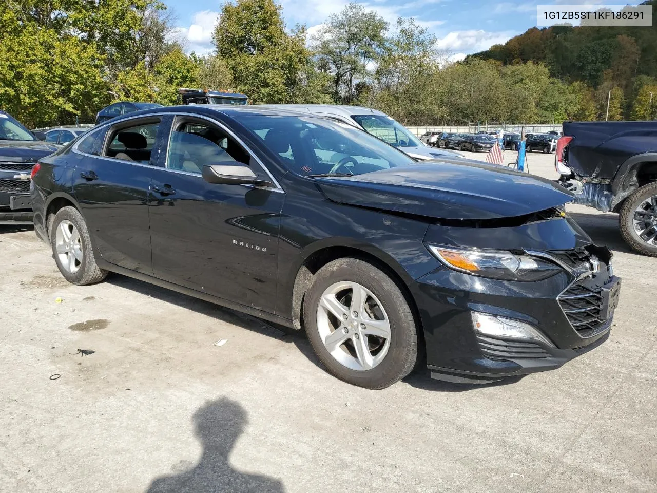 2019 Chevrolet Malibu Ls VIN: 1G1ZB5ST1KF186291 Lot: 75126594