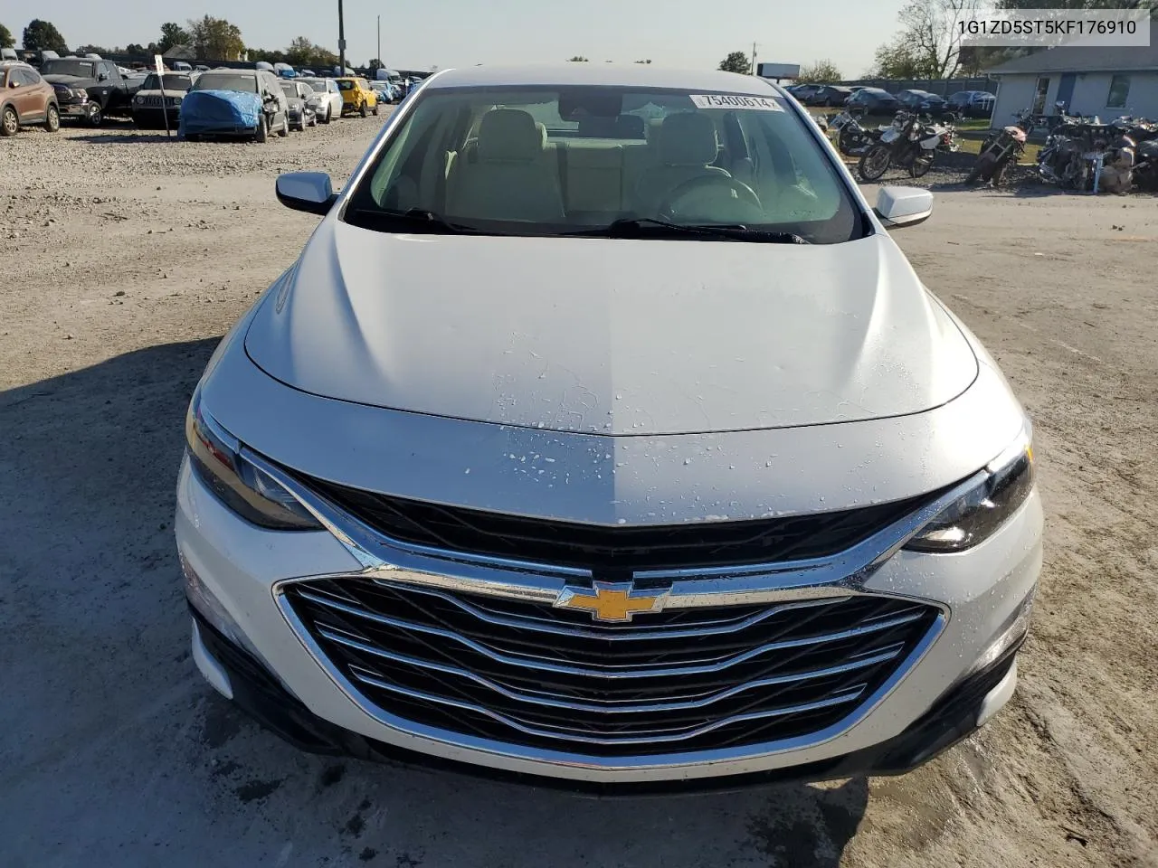 2019 Chevrolet Malibu Lt VIN: 1G1ZD5ST5KF176910 Lot: 75400614