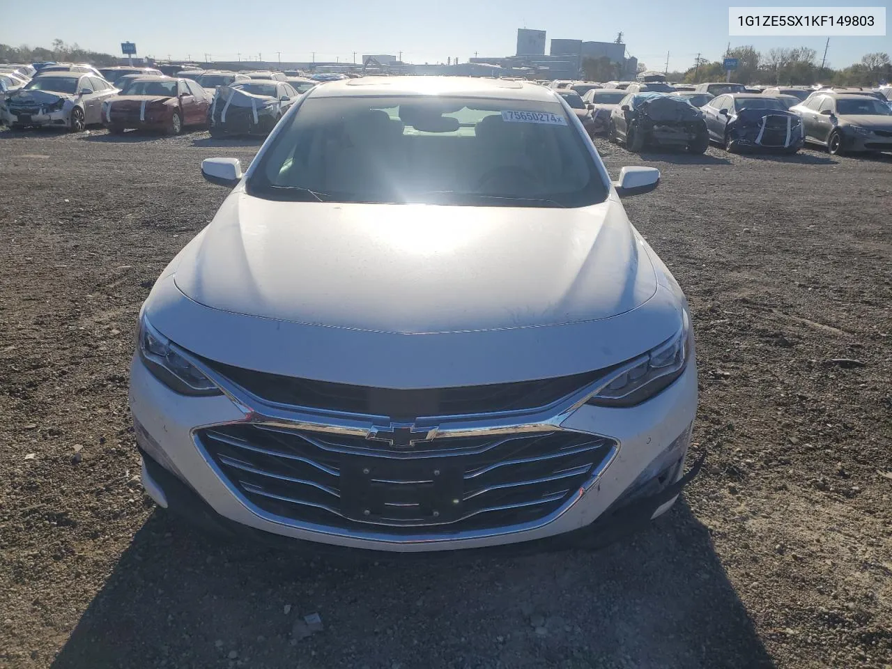 1G1ZE5SX1KF149803 2019 Chevrolet Malibu Premier