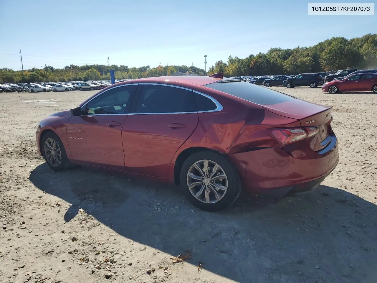 2019 Chevrolet Malibu Lt VIN: 1G1ZD5ST7KF207073 Lot: 75685054