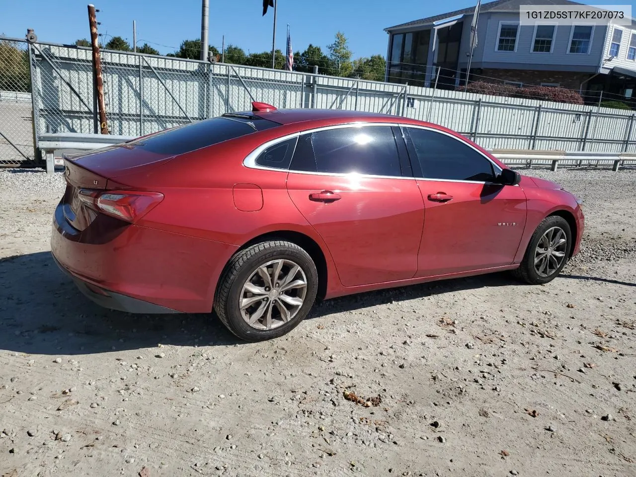 2019 Chevrolet Malibu Lt VIN: 1G1ZD5ST7KF207073 Lot: 75685054