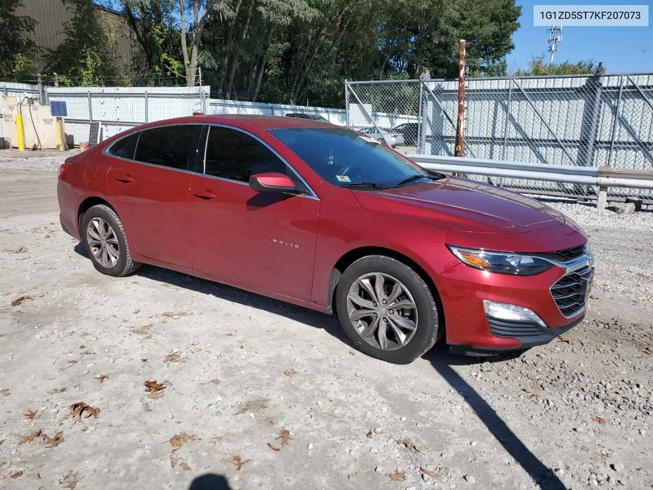 2019 Chevrolet Malibu Lt VIN: 1G1ZD5ST7KF207073 Lot: 75685054