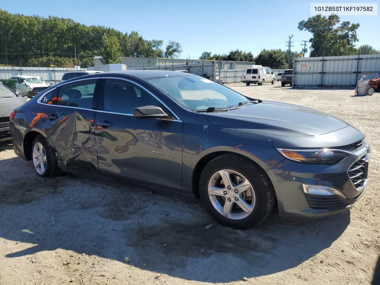 2019 Chevrolet Malibu Ls VIN: 1G1ZB5ST1KF197582 Lot: 75922914