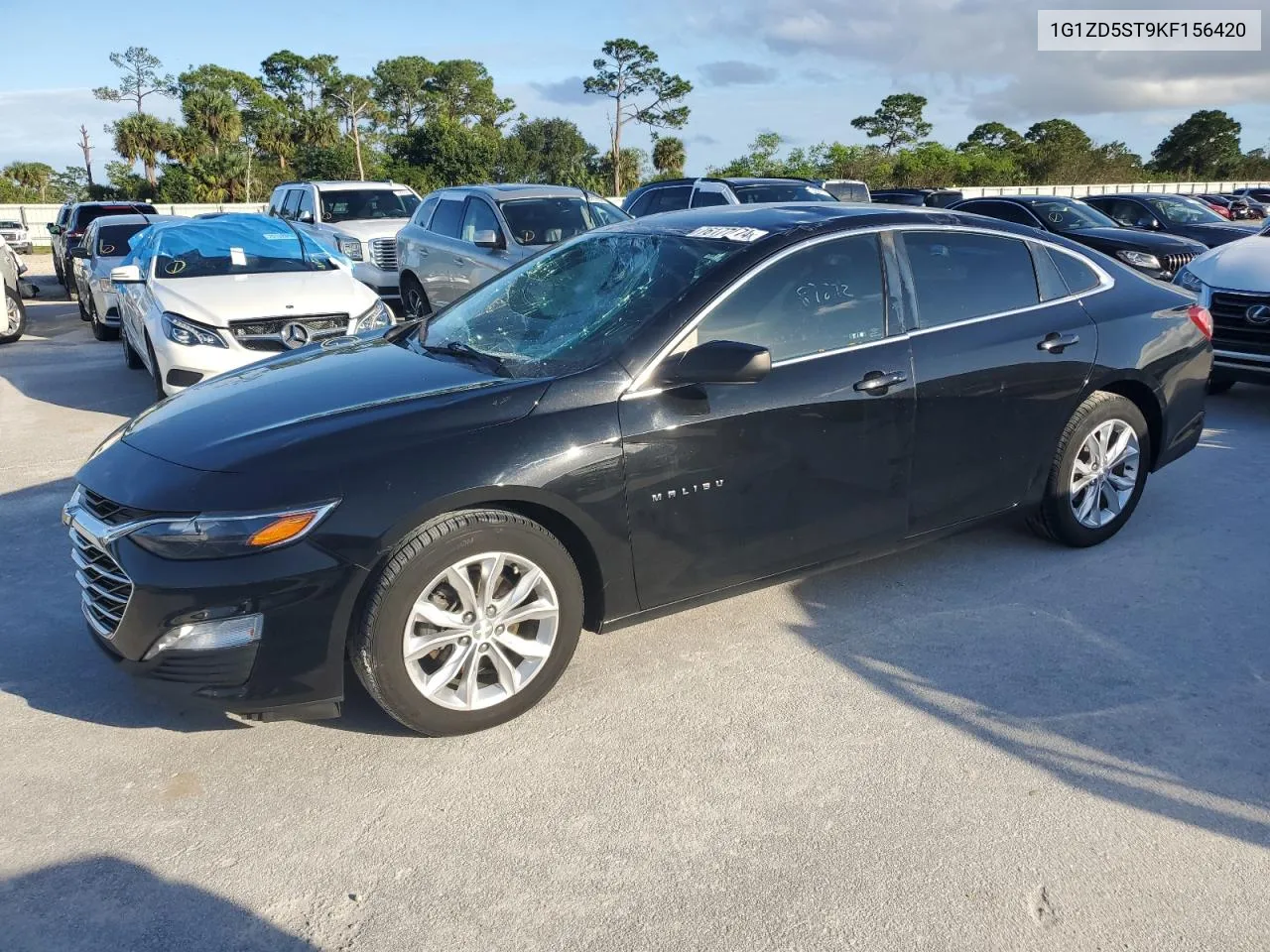 2019 Chevrolet Malibu Lt VIN: 1G1ZD5ST9KF156420 Lot: 76177074