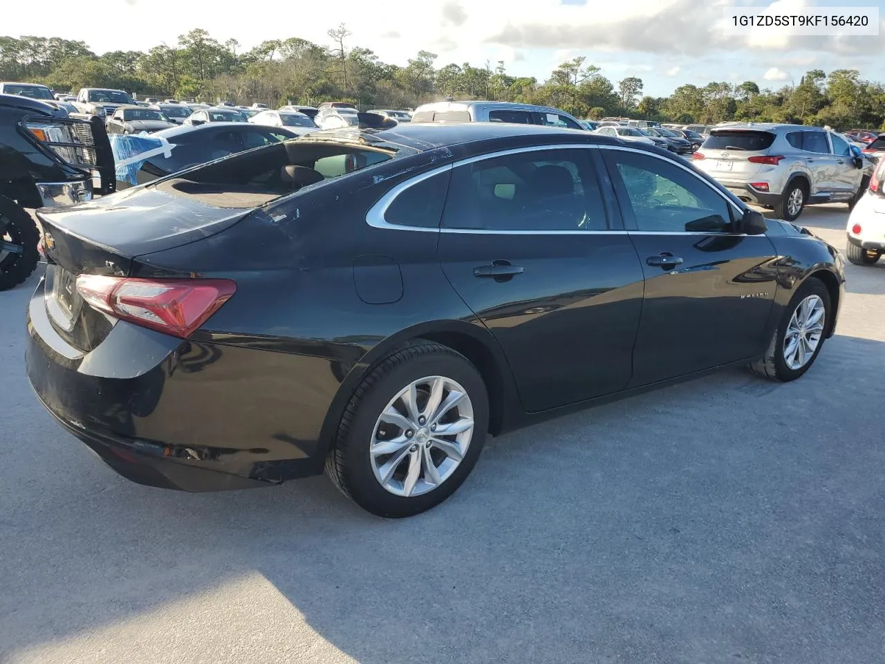 2019 Chevrolet Malibu Lt VIN: 1G1ZD5ST9KF156420 Lot: 76177074