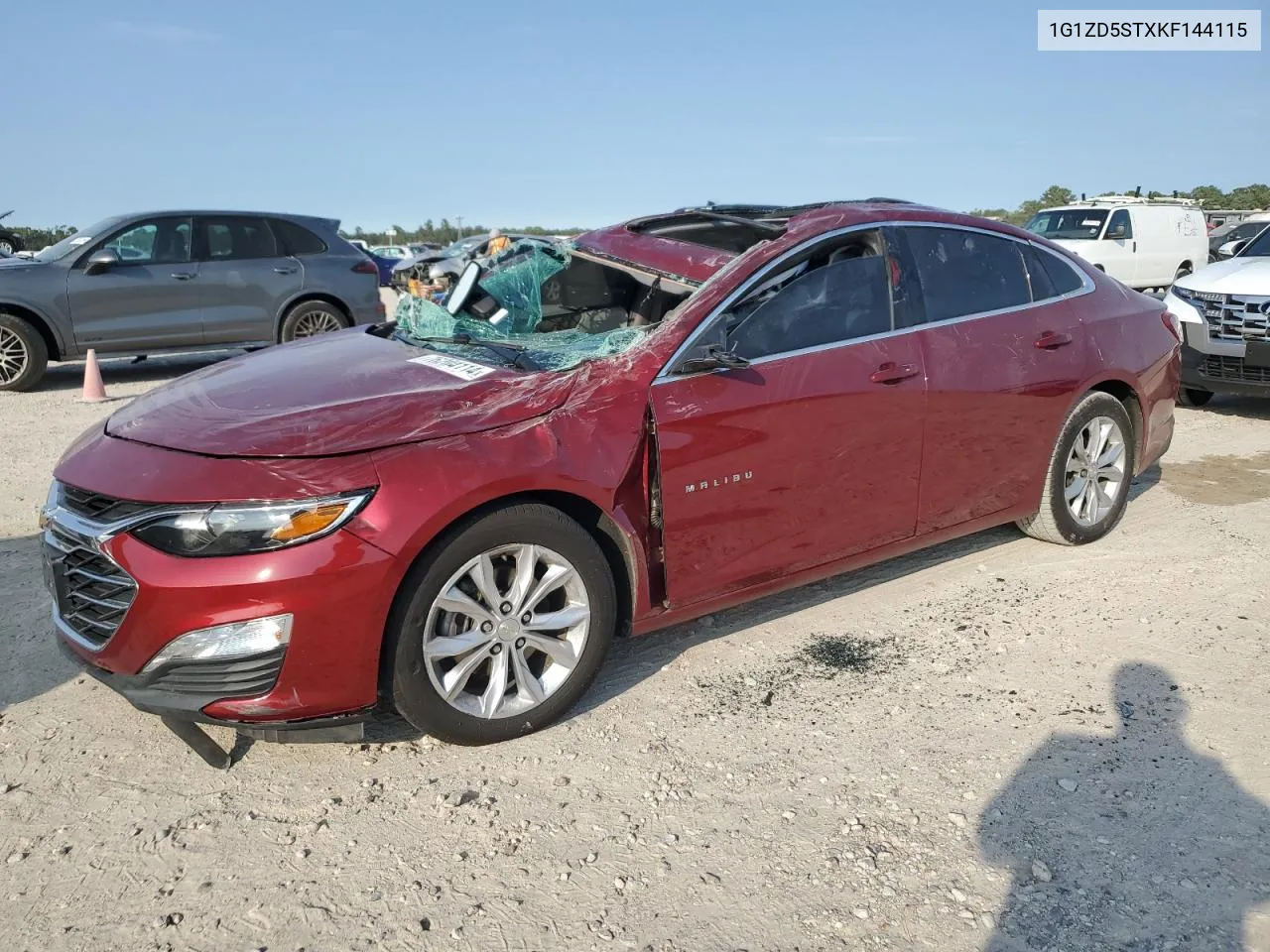 2019 Chevrolet Malibu Lt VIN: 1G1ZD5STXKF144115 Lot: 76204114