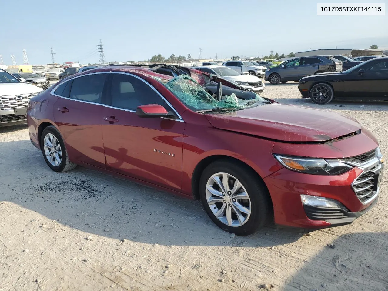 1G1ZD5STXKF144115 2019 Chevrolet Malibu Lt