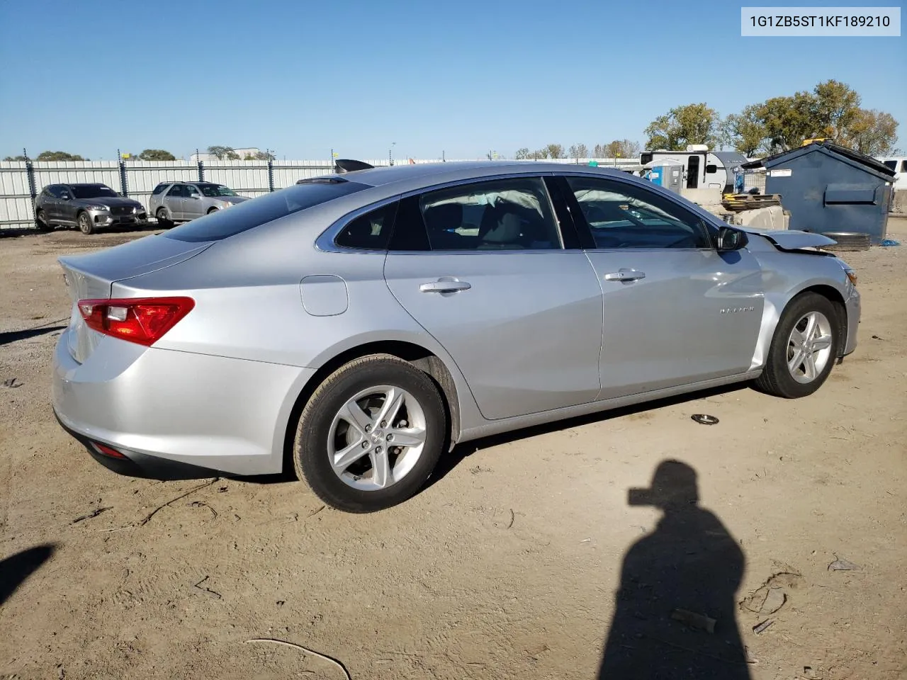 1G1ZB5ST1KF189210 2019 Chevrolet Malibu Ls