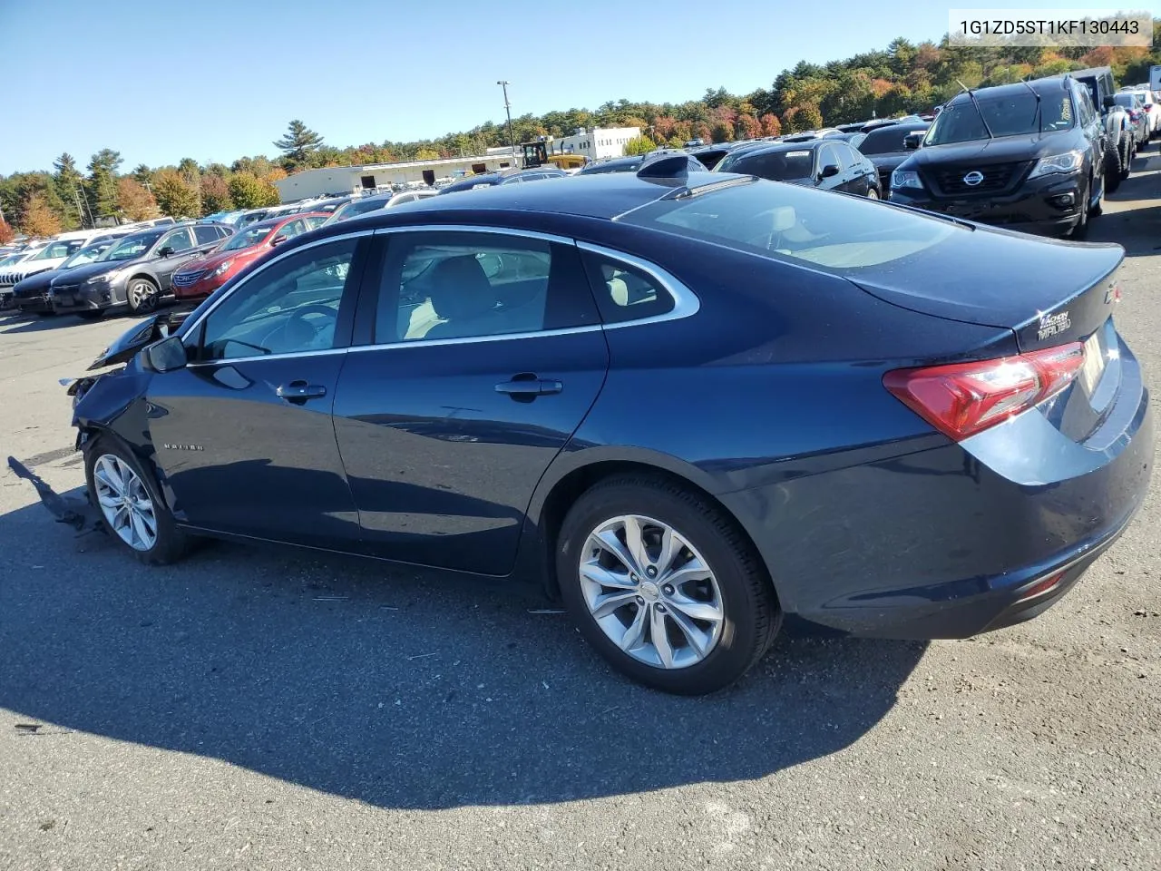 2019 Chevrolet Malibu Lt VIN: 1G1ZD5ST1KF130443 Lot: 76380734