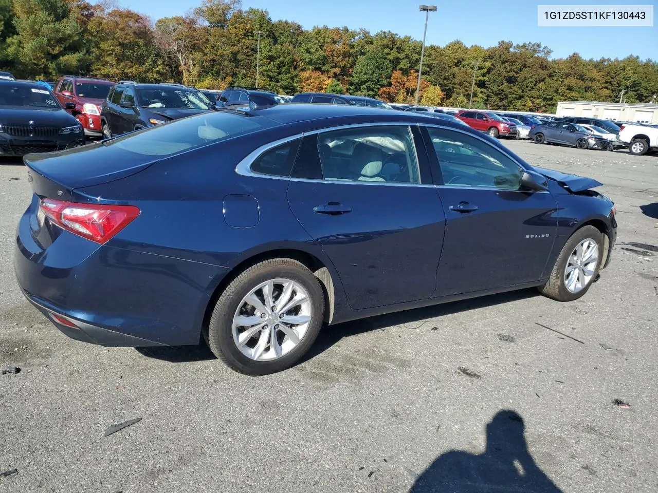 2019 Chevrolet Malibu Lt VIN: 1G1ZD5ST1KF130443 Lot: 76380734