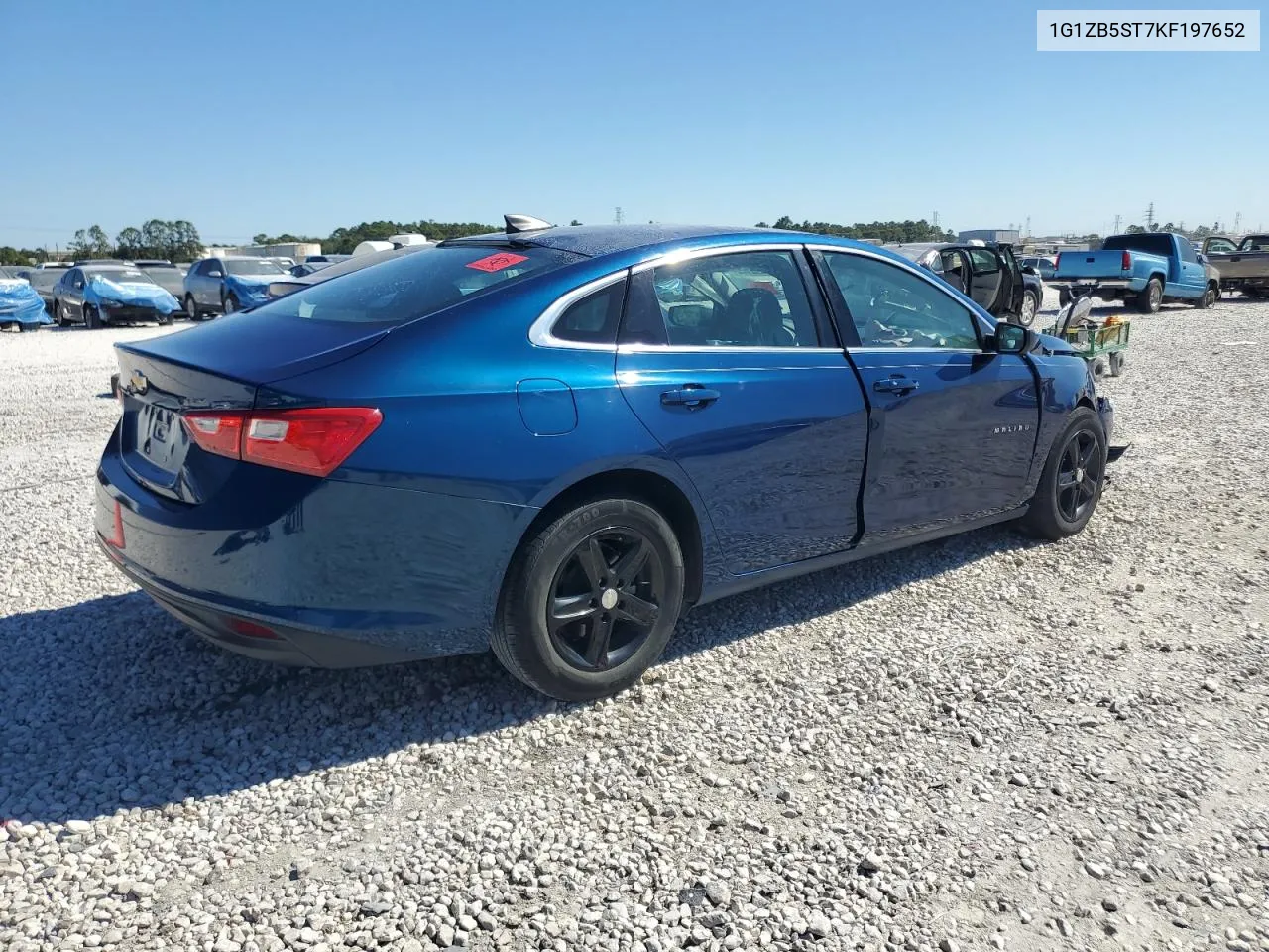 2019 Chevrolet Malibu Ls VIN: 1G1ZB5ST7KF197652 Lot: 76454714