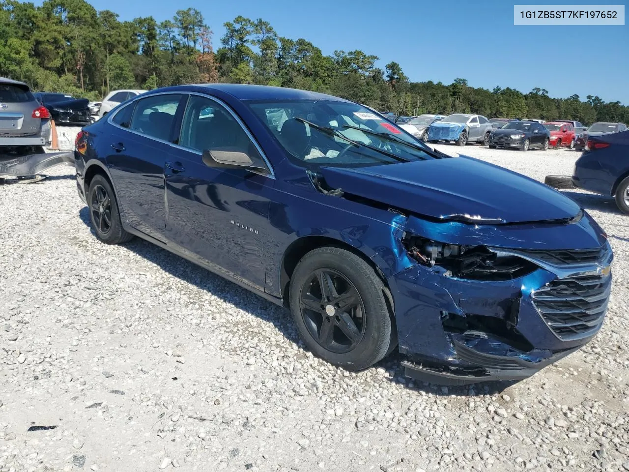 2019 Chevrolet Malibu Ls VIN: 1G1ZB5ST7KF197652 Lot: 76454714